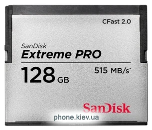 Sandisk Extreme PRO CFast 2.0 515MB/s 128GB