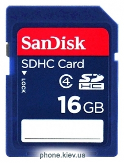 Sandisk SDHC Card 16GB Class 4