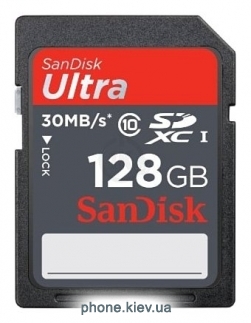 Sandisk Ultra SDXC Class 10 UHS-I 30MB/s 128GB