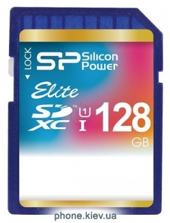 Silicon Power ELITE SDXC UHS Class 1 Class 10 128GB