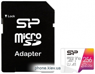 Silicon Power Elite A1 microSDXC SP256GBSTXBV1V20SP 256GB