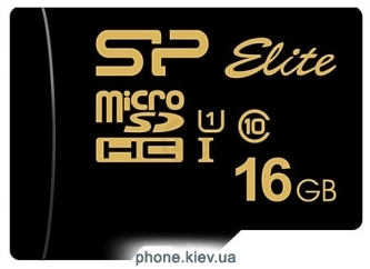 Silicon Power Elite Gold microSDHC SP016GBSTHBU1V1G 16GB