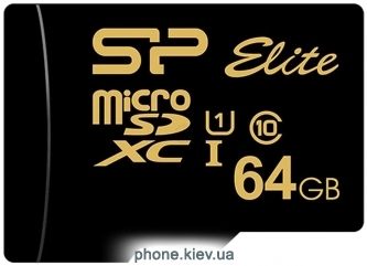 Silicon Power Elite Gold microSDXC SP064GBSTXBU1V1G 64GB