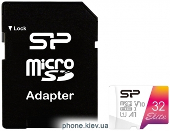 Silicon Power Elite microSDHC SP032GBSTHBV1V20SP 32GB