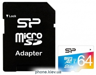 Silicon Power Elite microSDXC SP064GBSTXBU1V21SP 64GB ( )