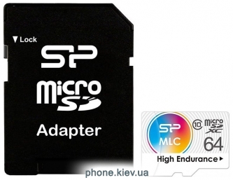 Silicon Power High Endurance microSDXC SP064GBSTXIU3V10SP 64GB ( )