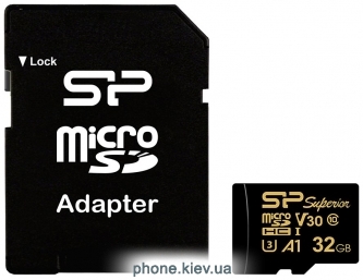 Silicon Power Superior Golden A1 microSDHC SP032GBSTHDV3V1GSP 32GB