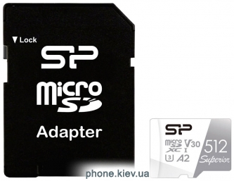 Silicon Power Superior microSDXC SP512GBSTXDA2V20SP 512GB ( )