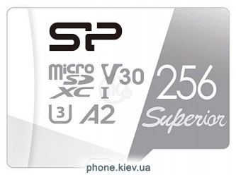 Silicon Power Superior microSDXC sp256gbstxda2v20 256GB