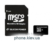 Silicon Power micro SDHC Card 16GB Class 10 + SD adapter