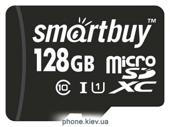 SmartBuy microSDXC Class 10 UHS-I U1 128GB + SD adapter