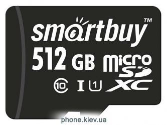 SmartBuy microSDXC Class 10 UHS-I U1 512GB + SD adapter