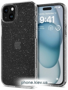 Spigen Liquid Crystal Glitter ��� iPhone 15 ACS06788 (�����������/����������)