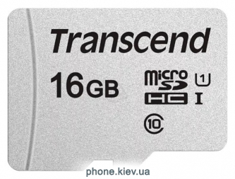 Transcend microSDHC 300S 16GB + 