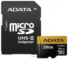 ADATA microSDXC UHS-II 256GB +  [AUSDX256GUII3CL10-CA1]