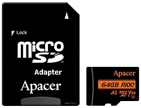 Apacer microSDXC AP64GMCSX10U8-R 64GB (� ���������)