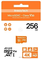 BreezyTech Ultra microSDXC Class 10/A2/V30 256GB (��� ��������)