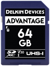 Delkin Devices SDXC Advantage UHS-I 64GB