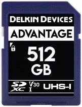 Delkin SDXC Advantage UHS-I 512GB