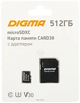 Digma MicroSDXC Class 10 Card30 DGFCA512A03