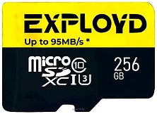 Exployd Premium Series microSDXC 256GB EX256GCSDXC10UHS-1-ELU3 W/A-AD