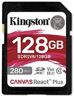 Kingston Canvas React Plus V60 SDXC 128GB