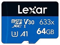 Lexar 633x microSDXC LMS0633064G-BNNNG 64GB