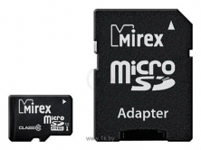 Mirex microSDHC Class 10 UHS-I U1 16GB + SD adapter