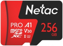 Netac MicroSDXC 256GB V30/A1/C10 Netac P500 Extreme Pro  