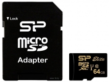 Silicon Power Elite Gold microSDXC SP064GBSTXBU1V1GSP 64GB ( )