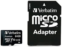 Verbatim Premium 44084 64GB + SD adapter