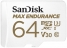 SanDisk microSDXC SDSQQVR-064G-GN6IA 64GB + SD adapter