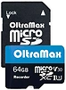 OltraMax Recorder microSDXC 64GB OM64GCSDXC10-U3-V30 (�...