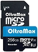 OltraMax Recorder microSDXC 256GB OM256GCSDXC10-U3-V30 (с адаптером)
