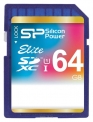 Silicon Power ELITE SDXC UHS Class 1 Class 10 64GB