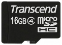 Transcend microSDHC (Class 4) 16GB (TS16GUSDC4)